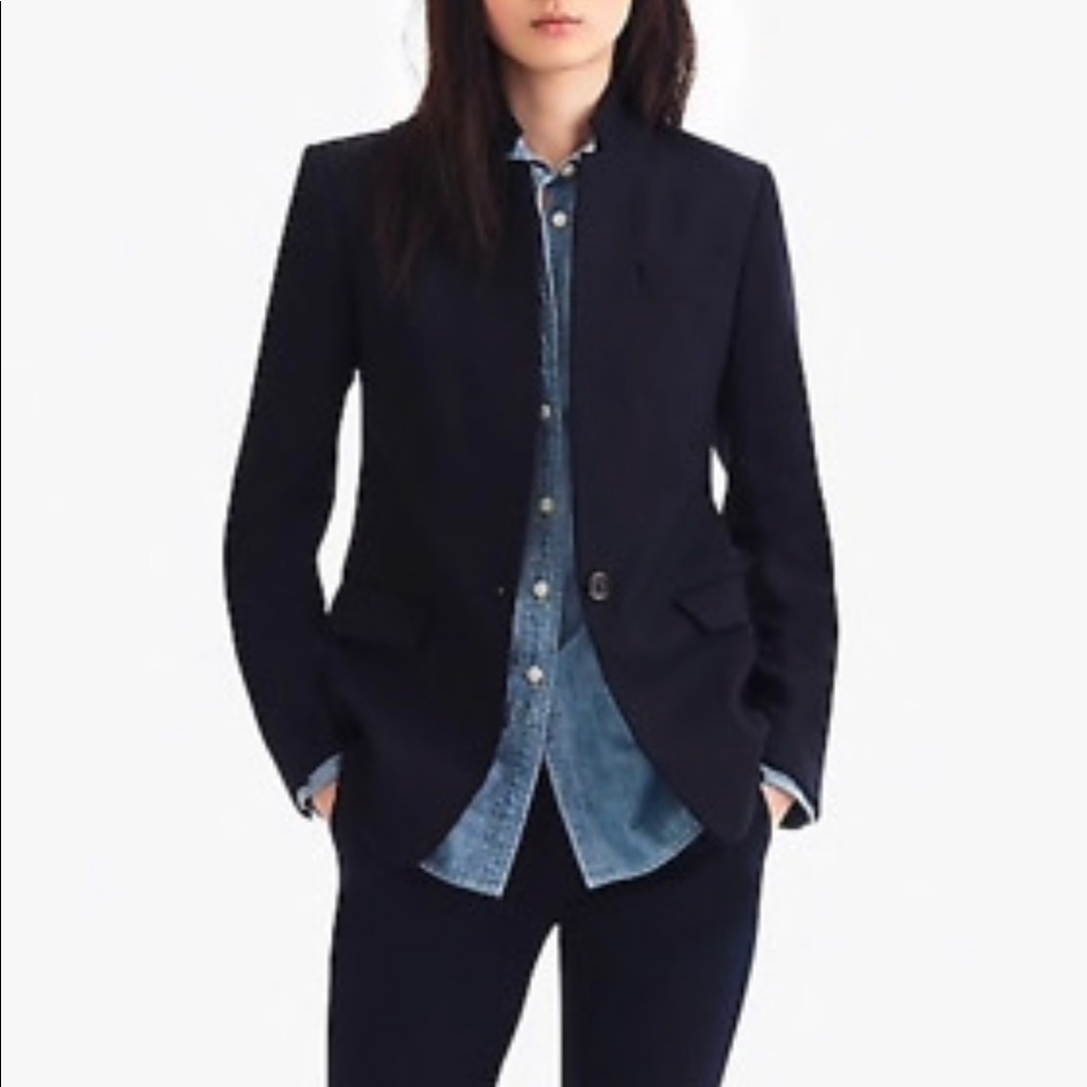 J Crew Regent Blazer Wool